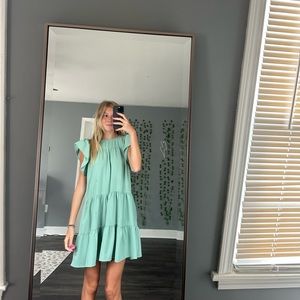 Womens Mint Green dress. From a Juliana’s Boutique in Blue Ridge, Ga.
